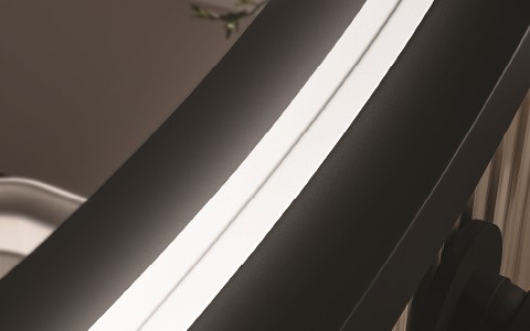 Mirror with led lights